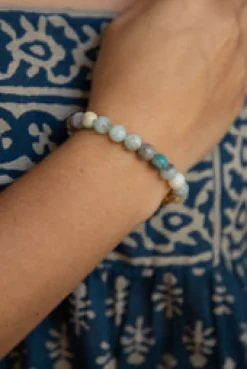 New Amazonite Beaded Bracelet Fashion Jewellery|Bangles & Bracelets