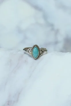 Outlet Amazonite Yasmin Marquise Ring Rings