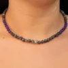 Outlet Amethyst and Moonstone Beaded Necklace Fashion Jewellery|Necklaces And Pendants