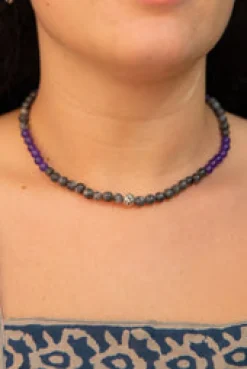 Outlet Amethyst and Moonstone Beaded Necklace Fashion Jewellery|Necklaces And Pendants