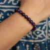 New Amethyst Beaded Bracelet Fashion Jewellery|Bangles & Bracelets
