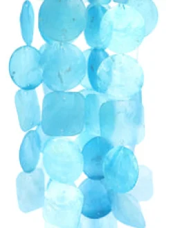 Online Aqua Serenity Capiz Windchime Dreamcatchers & Hangings