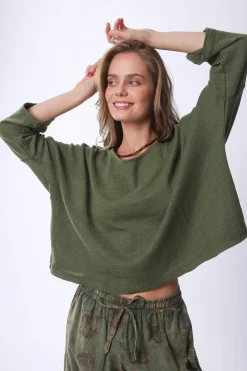 Outlet Aura Top Free Size|Tops & Shirts