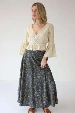 Sale Bagru Wrap Skirt Free Size|Skirts