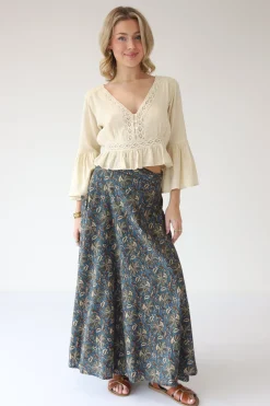 Sale Bagru Wrap Skirt Free Size|Skirts