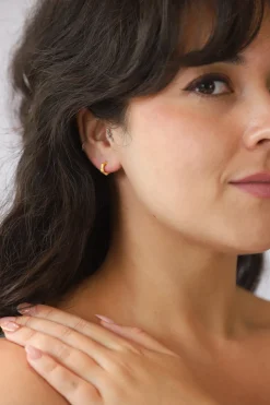 Discount Bamboo Gold Hoops Studs And Hoops|Earrings
