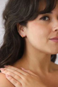 Discount Bamboo Gold Hoops Studs And Hoops|Earrings