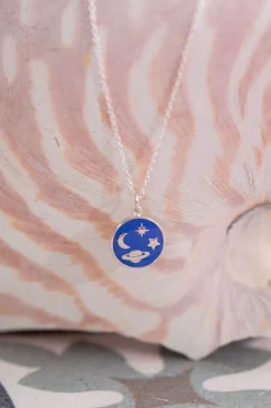 Online Blue Galaxy Necklace Necklaces And Pendants