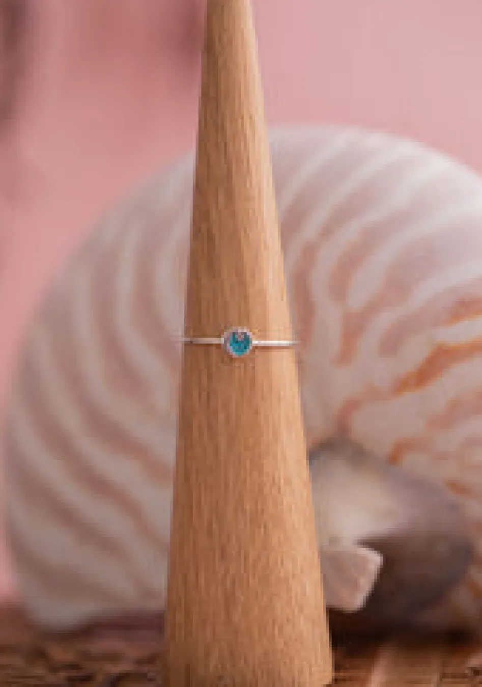 Fashion Blue Moon Ring Rings