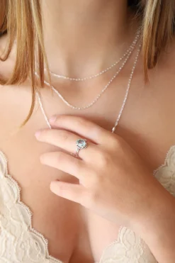 Fashion Blue Topaz Fabia Ring Rings