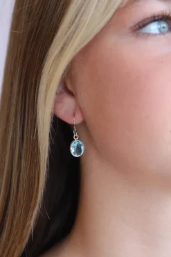 Outlet Blue Topaz Lula Earrings Earrings