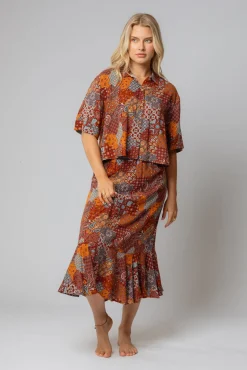Fashion Butterfly Shirt Tops & Shirts