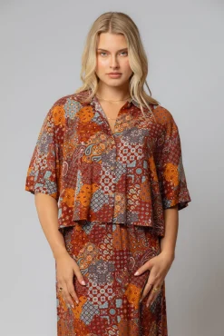 Fashion Butterfly Shirt Tops & Shirts