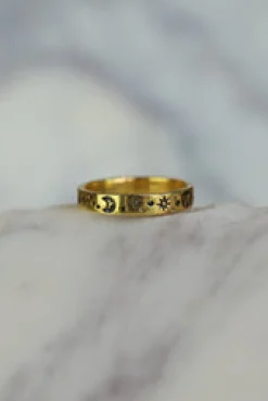 Online Celestial Gold Ring Rings