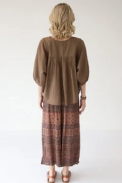 Online Cossack Top Free Size|Tops & Shirts