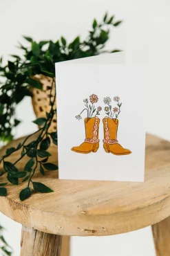 Online Cowgirl Boots Greeting Card Books & Greeting Cards