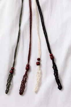 Fashion Crochet crystal holder Necklace Fashion Jewellery