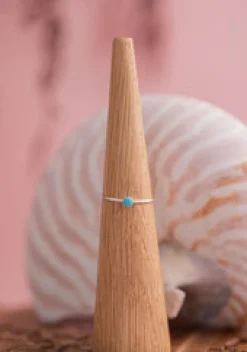 Fashion Cyan Tiny Ring Rings