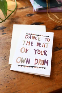 Hot Dance to the Beat of Your Own Drum Greeting Card Books & Greeting Cards