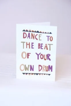 Hot Dance to the Beat of Your Own Drum Greeting Card Books & Greeting Cards