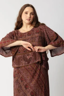 Outlet Dragonfly Top Free Size|Tops & Shirts
