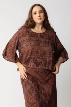 Outlet Dragonfly Top Free Size|Tops & Shirts