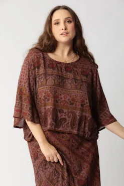 Outlet Dragonfly Top Free Size|Tops & Shirts