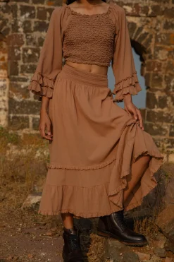 Fashion Elder Flower Skirt Skirts