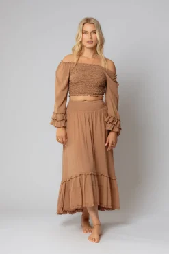 Fashion Elder Flower Skirt Skirts