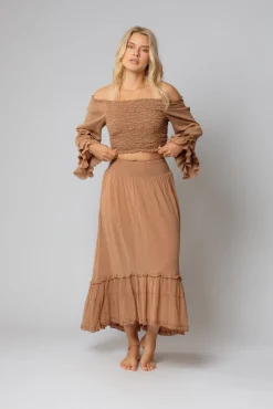 Fashion Elder Flower Skirt Skirts