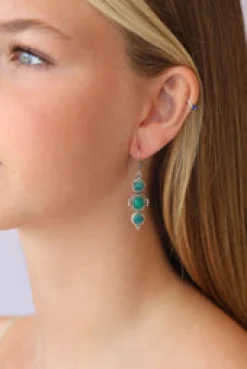 Hot Emerald Dela Earrings Earrings