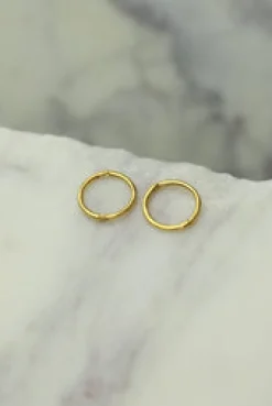 Online Estele Gold Hoops Earrings