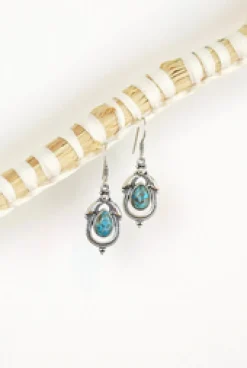 New Fae Blue Copper Turquoise Earrings Earrings
