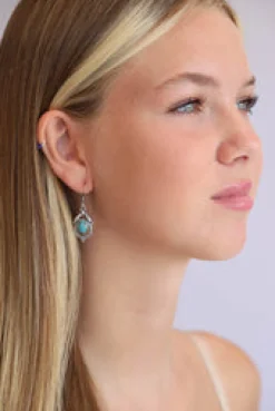 New Fae Blue Copper Turquoise Earrings Earrings