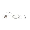 Outlet Flora Zirconia Nose Stud Pack Body Jewellery