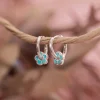 Hot Floral Charm Hoops Studs And Hoops|Earrings