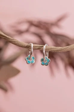 Hot Floral Charm Hoops Studs And Hoops|Earrings