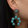 Best Floral Stone Studs Fashion Jewellery