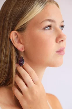 Sale Gold Amethyst Chand Earrings Earrings