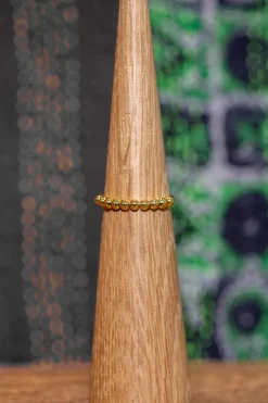 Hot Gold Bella Bead Ring Rings