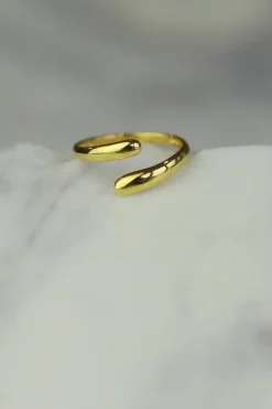 Online Gold Bella Wrap Ring Rings