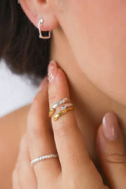 Online Gold Bella Wrap Ring Rings