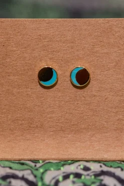 Outlet Gold Blue Moon Studs Studs And Hoops|Earrings