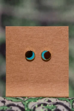 Outlet Gold Blue Moon Studs Studs And Hoops|Earrings