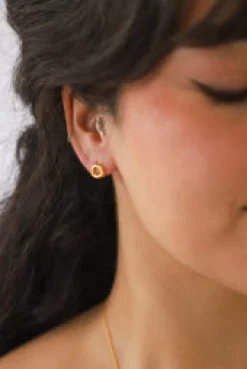 Fashion Gold Circle Earrings Earrings