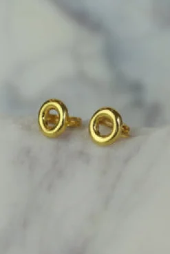 Fashion Gold Circle Earrings Earrings