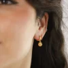 New Gold Clam Shell Earrings Earrings
