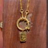 New Gold Crystal Vibe Pendant Necklaces And Pendants