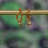 Best Gold Heart Charm Hoops Studs And Hoops|Earrings