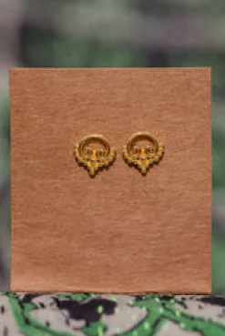 Sale Gold Ikat Point Studs Studs And Hoops|Earrings